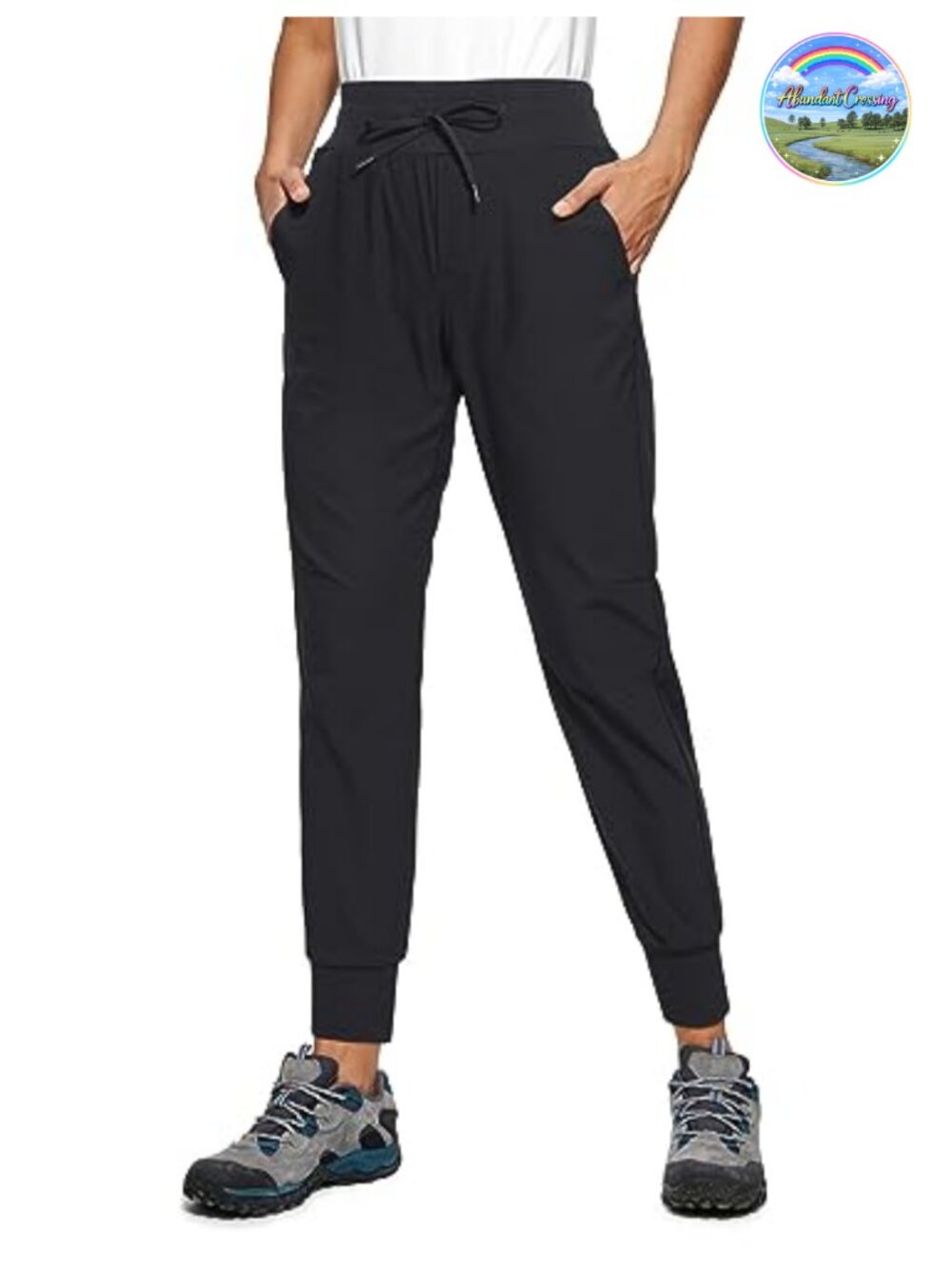 Lightweight Ripstop Hiking Joggers High Rise Quick-Dry